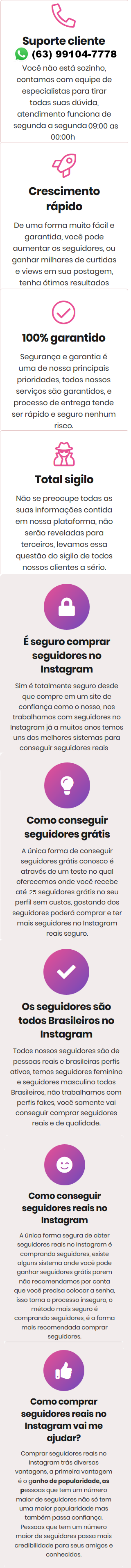 Teste Grátis - Ganhe Seguidores reais brasileiros no Instagram
